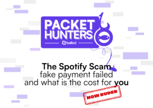 How does the fake Spotify payment email scam steal credit card data?